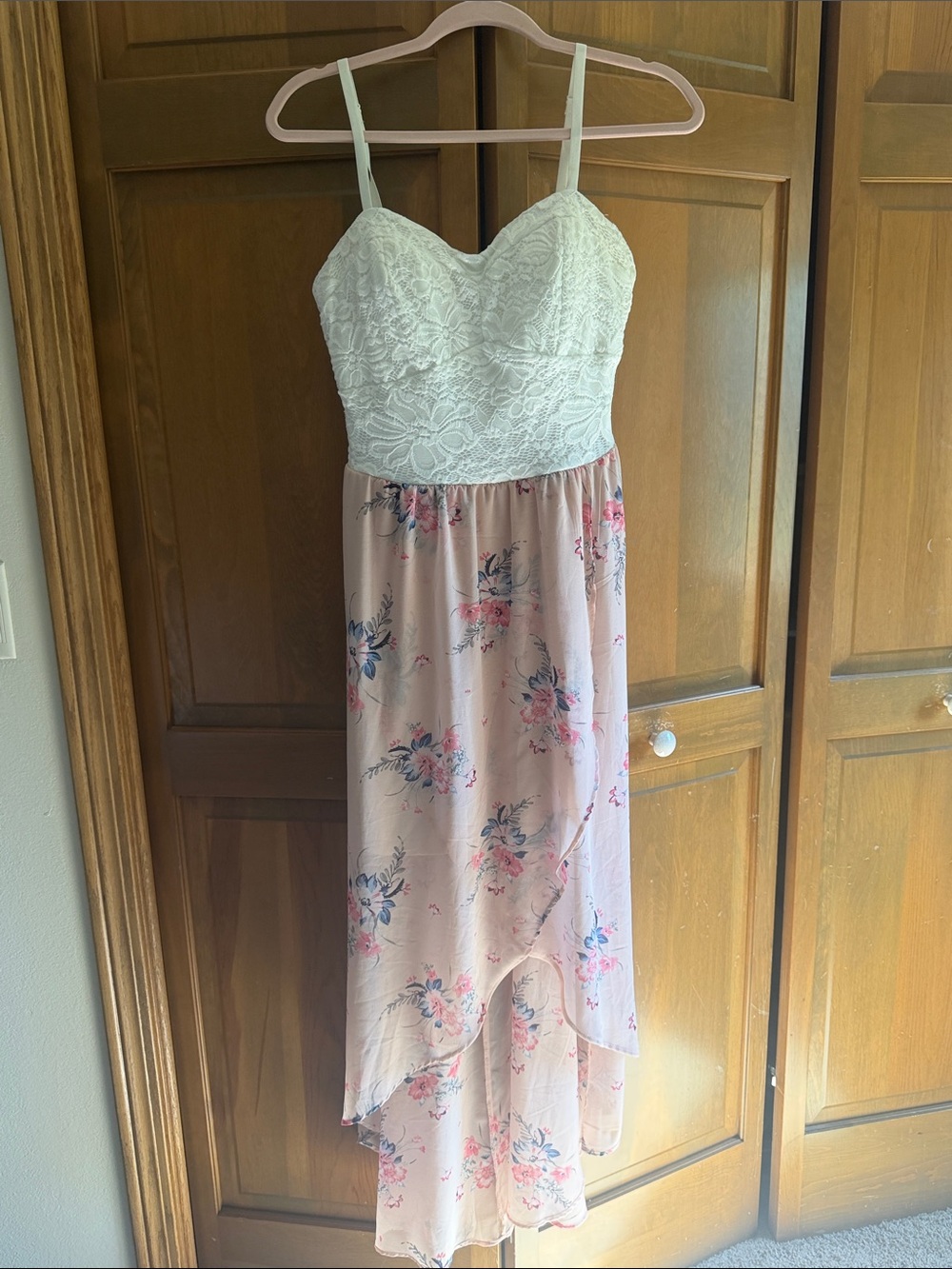 Floral High-Low Dress